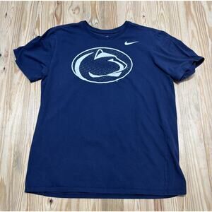 NCAA Penn State Nittany Lions The Nike Tee Dri Fit T-shirt Navy Blue Adult XL